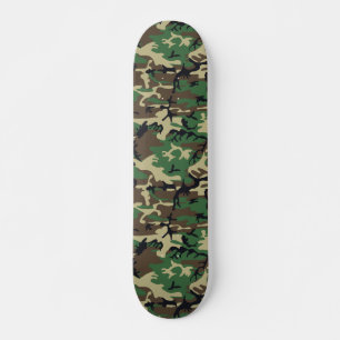 Military Camouflage 7 3/4" Skateboard