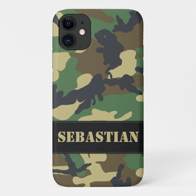 Military Camouflage Case-Mate iPhone Case (Back)