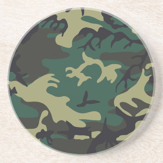 Military Camouflage Coaster (Front)