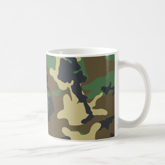 Military Camouflage Coffee Mug (Right)
