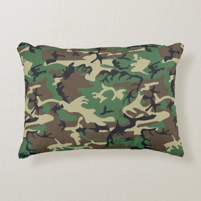 Military Camouflage Decorative Cushion (Front)