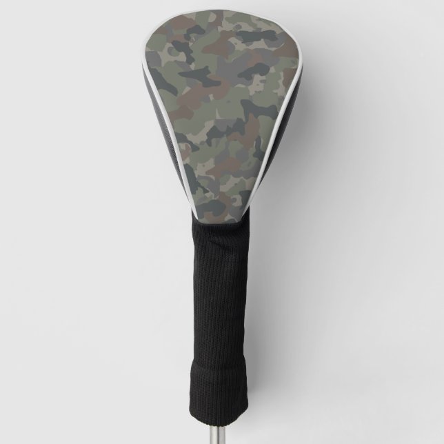 Military Camouflage Golf Head Cover (Front)