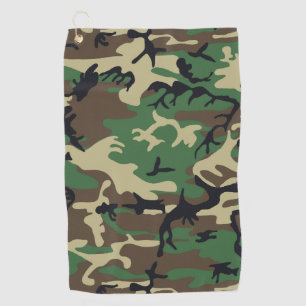 Military Camouflage Golf Towel