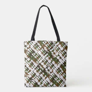 Military Camouflage Gun Cool Rifle Camo GI Style Tote Bag