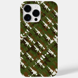 Military Camouflage Gun Rifles GI Style Camo Cool  Case-Mate iPhone 14 Pro Max Case