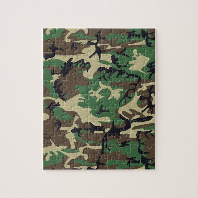Military Camouflage Jigsaw Puzzle (Vertical)