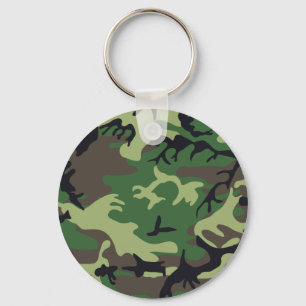 Military Camouflage Key Ring
