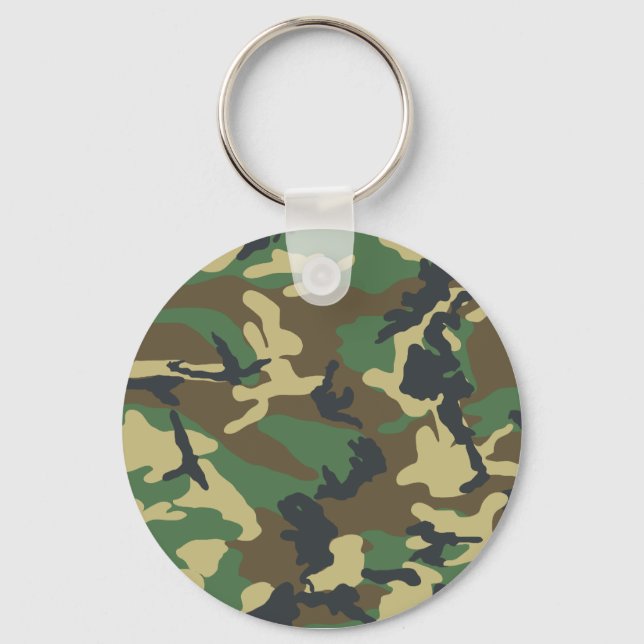 Military Camouflage Key Ring (Front)