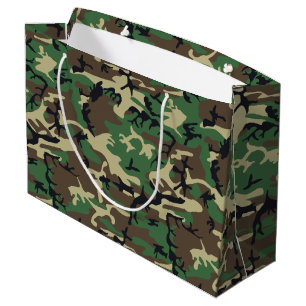 Military Camouflage Large Gift Bag