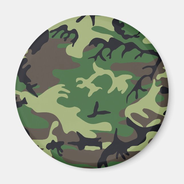 Military Camouflage Magnet (Front)