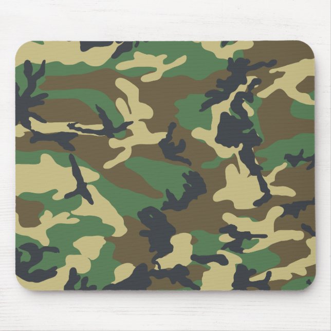Military Camouflage Mouse Mat (Front)