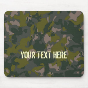 Military camouflage mouse mat