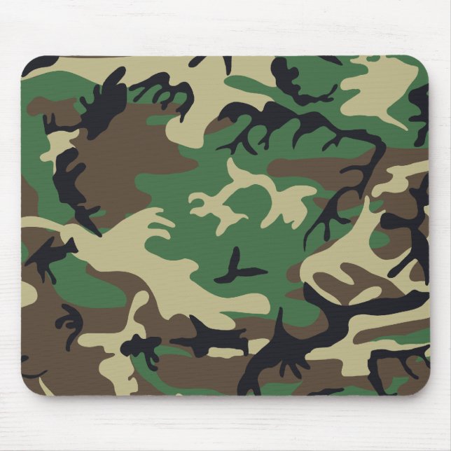 Military Camouflage Mouse Mat (Front)