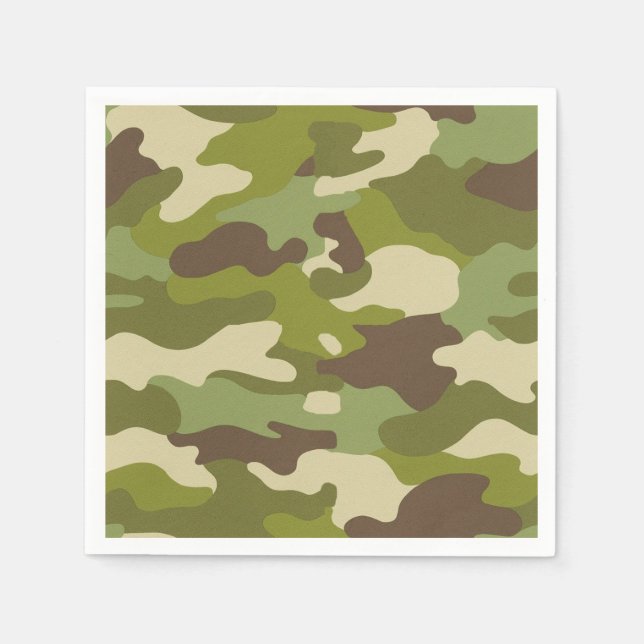 Military Camouflage Napkin (Front)