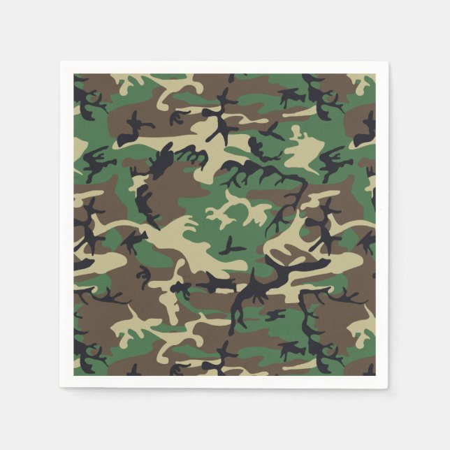 Military Camouflage Napkin (Front)