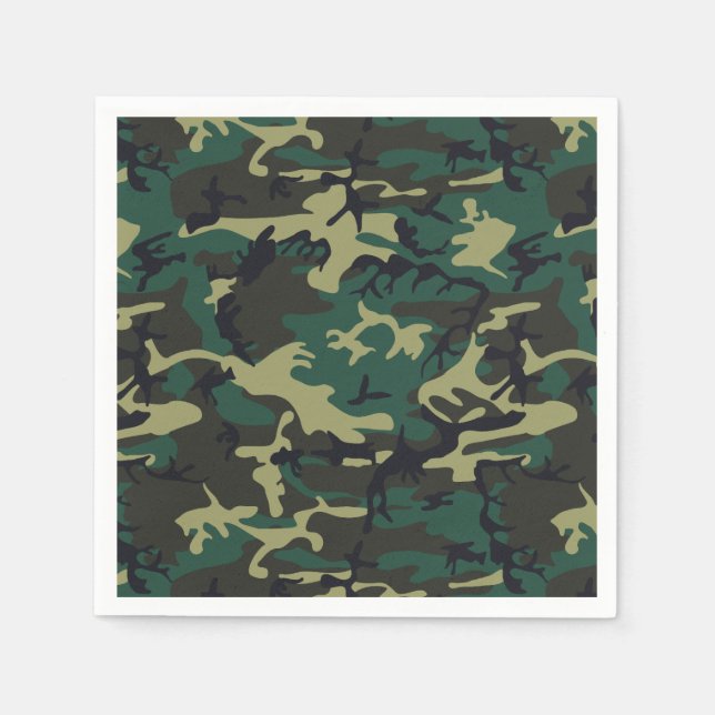 Military Camouflage Napkin (Front)