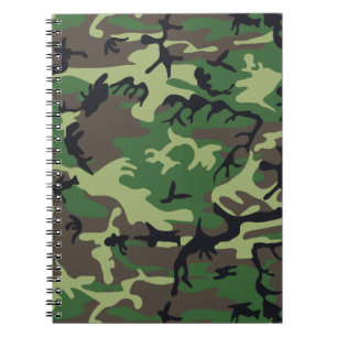 Military Camouflage Notebook