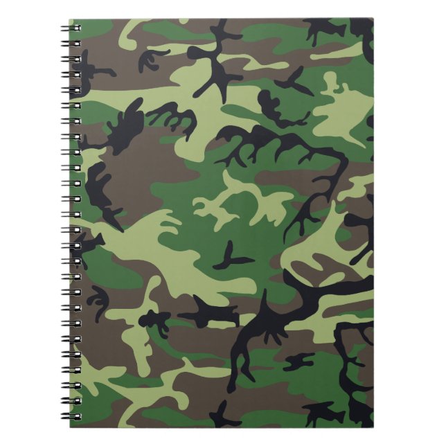 Military Camouflage Notebook (Front)
