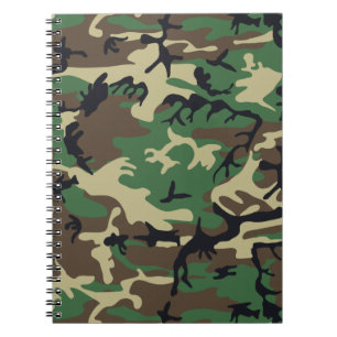 Military Camouflage Notebook