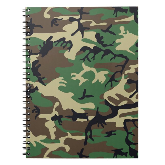 Military Camouflage Notebook (Front)
