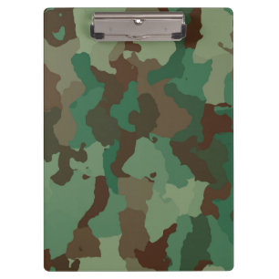 Military Camouflage Pattern (Armed Forces) Clipboard