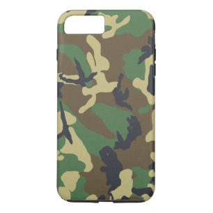 Military Camouflage Pattern iPhone 8 Plus/7 Plus Case