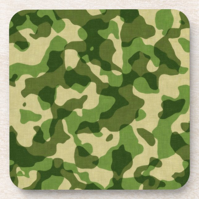 military-camouflage-pattern coaster (Front)