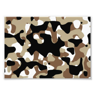 Military Camouflage Pattern Photo Print