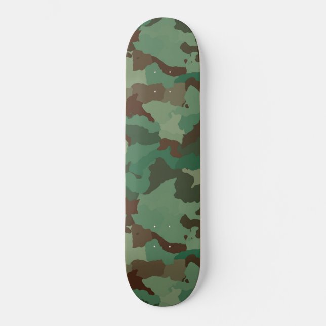 military camouflage skateboard (Front)