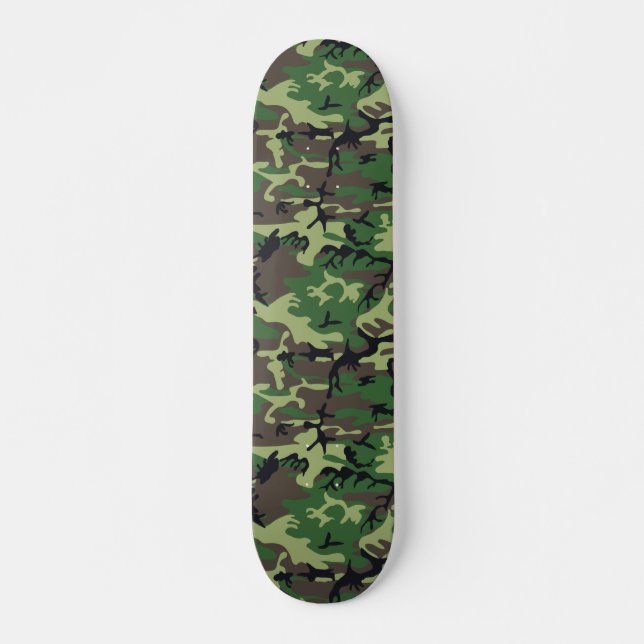Military Camouflage Skateboard (Front)