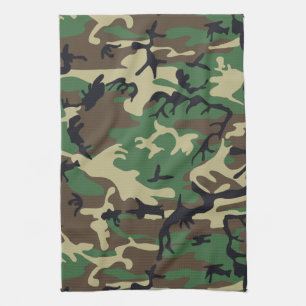 Military Camouflage Tea Towel
