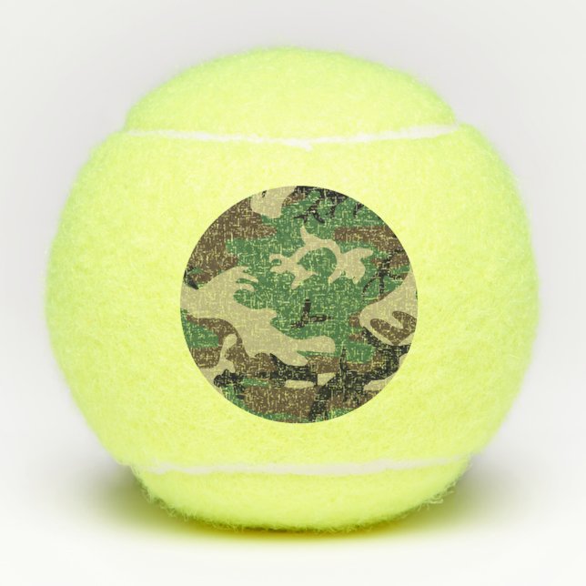 Military Camouflage Tennis Balls (Front)