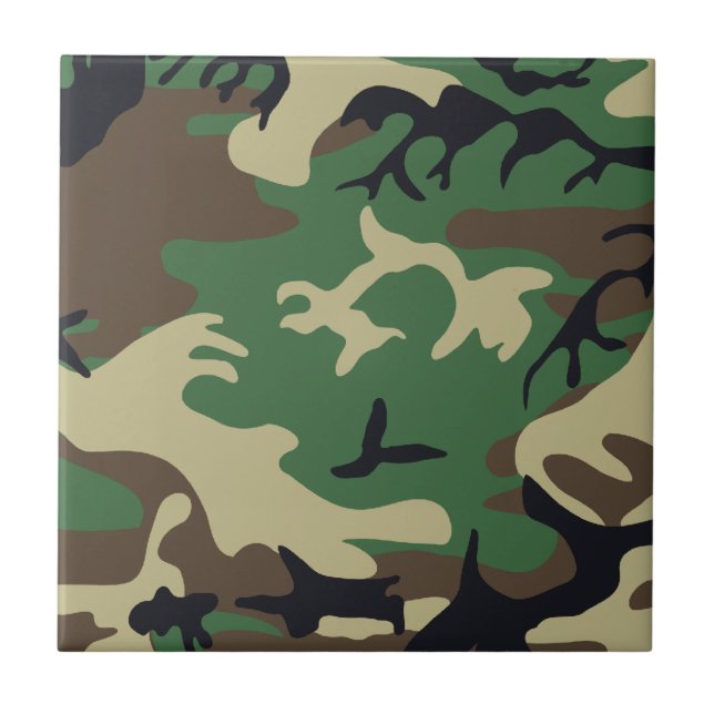 Military Camouflage Tile (Front)