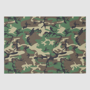 Military Camouflage Tissue Paper
