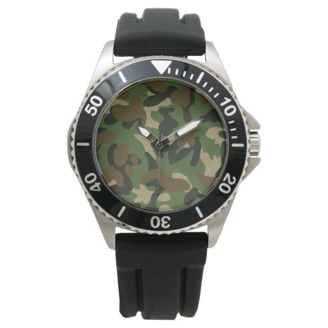 Military Camouflage  Watch (Front)