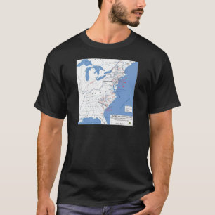 Military Campaigns of the American Revolution T-Shirt