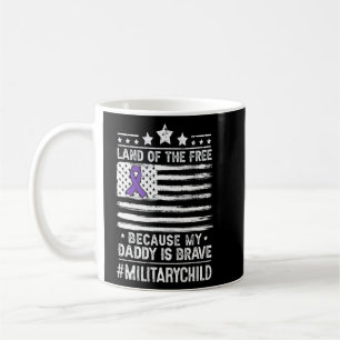 Military Child Month For Kids Daddy Proud Military Coffee Mug