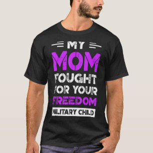 Military Child Month Purple Up Fought T-Shirt