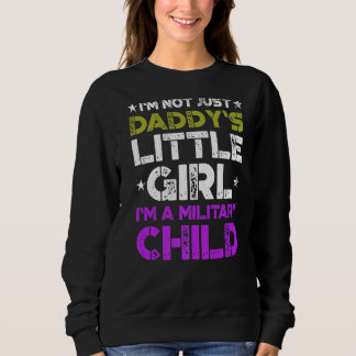 Military Child Month Purple Up Little 3 Sweatshirt