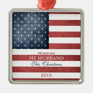 Military Christmas Metal Tree Decoration