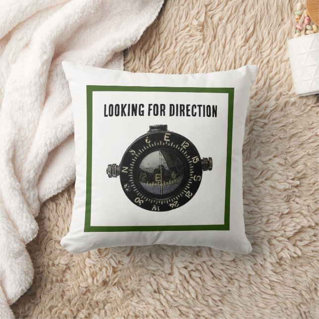 Military Compass Survival Navigation Adventure Cushion (Blanket)