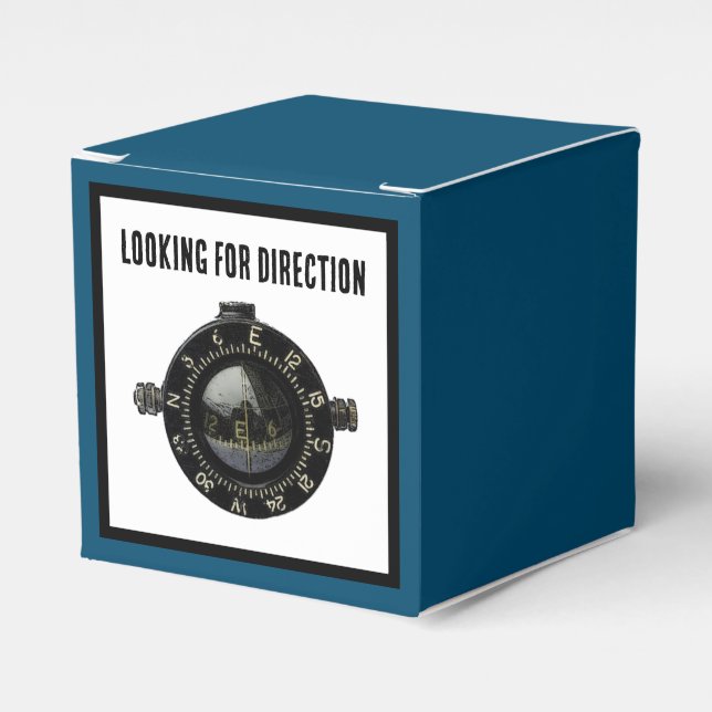 Military Compass Survival Navigation Adventure Favour Box (Front Side)