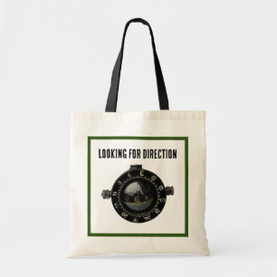 Military Compass Survival Navigation Adventure Tote Bag