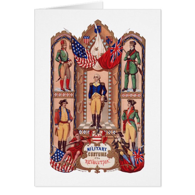 Military Costume of the Revolutionary War 1855 (Front)