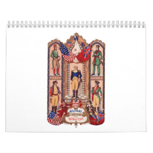 Military Costume of the Revolutionary War 1855 Calendar