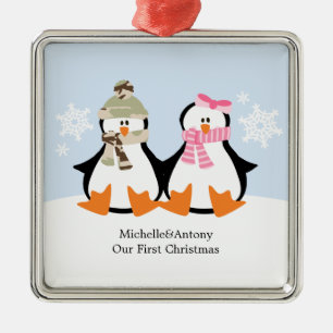 Military Couple Christmas Ornaments