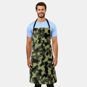 Military Dad Mum Griller Camouflage Camo Grill Apron