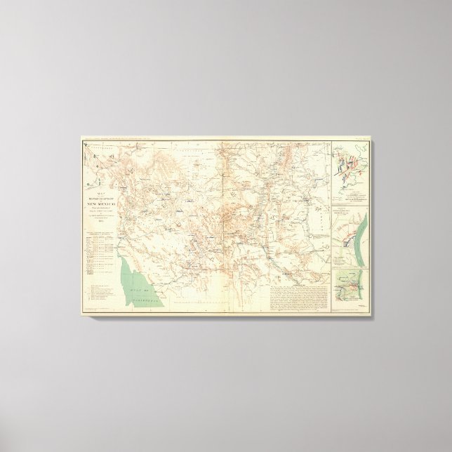 Military Dept New Mexico Canvas Print (Front)