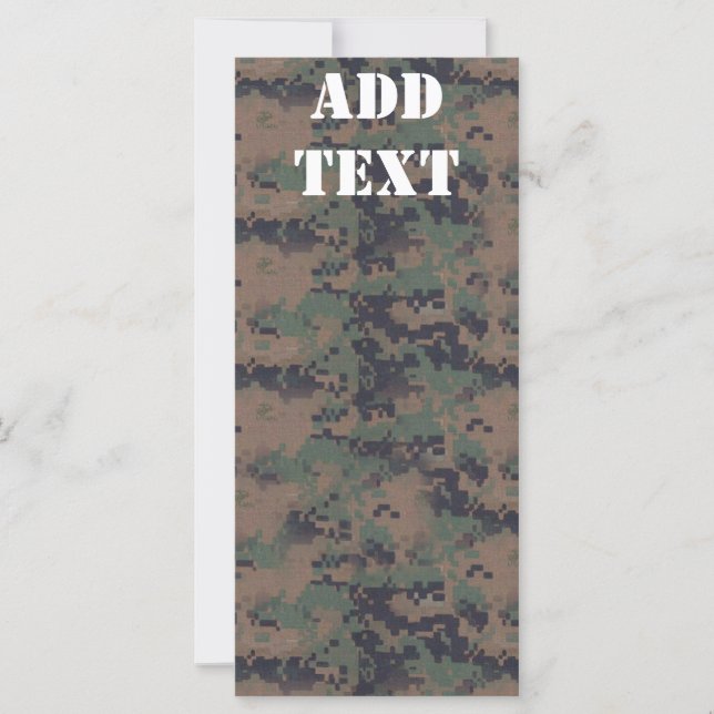 Military Digital Woodland Background (Front)