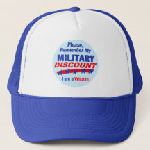MILITARY DISCOUNT Hat